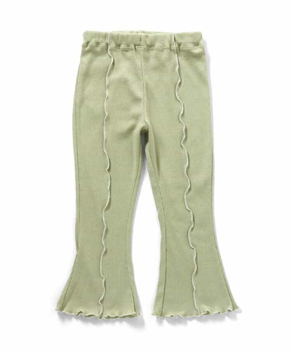 日本童裝 apres les cours 羅紋喇叭褲 70-140cm 女童款 夏季 初生嬰兒 PANTS