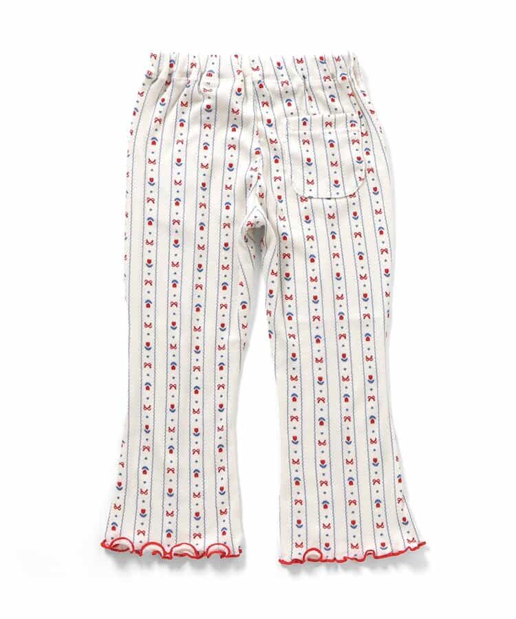日本童裝 apres les cours 羅紋喇叭褲 70-140cm 女童款 夏季 初生嬰兒 PANTS