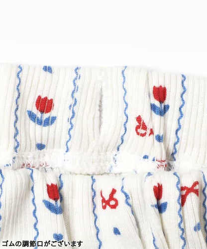 日本童裝 apres les cours 羅紋喇叭褲 70-140cm 女童款 夏季 初生嬰兒 PANTS