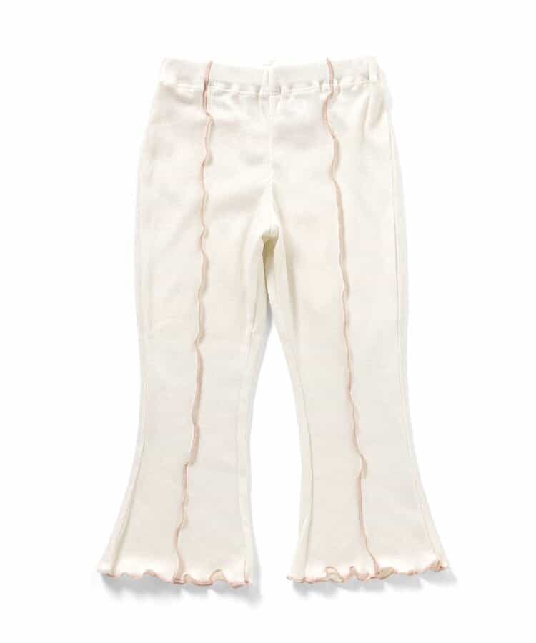 日本童裝 apres les cours 羅紋喇叭褲 70-140cm 女童款 夏季 初生嬰兒 PANTS