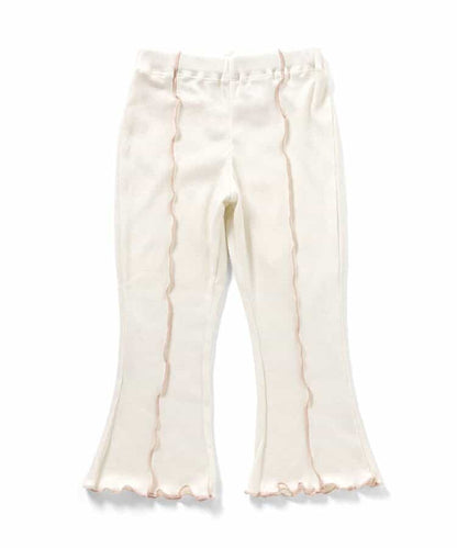 日本童裝 apres les cours 羅紋喇叭褲 70-140cm 女童款 夏季 初生嬰兒 PANTS