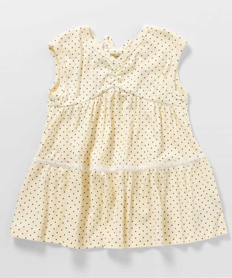 日本童裝 apres les cours 露背荷葉背心 80-140cm 女童款 秋季 TOPS