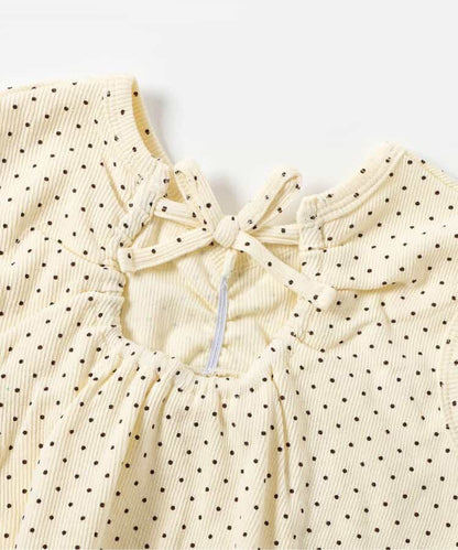 日本童裝 apres les cours 露背荷葉背心 80-140cm 女童款 秋季 TOPS