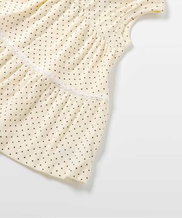 日本童裝 apres les cours 露背荷葉背心 80-140cm 女童款 秋季 TOPS