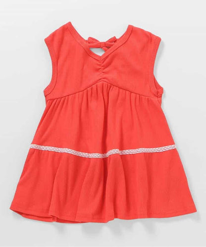 日本童裝 apres les cours 露背荷葉背心 80-140cm 女童款 秋季 TOPS