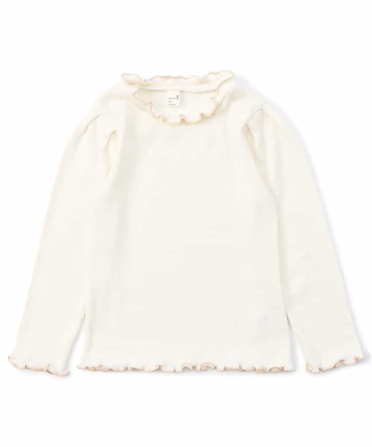 日本童裝 apres les cours 木耳邊上衣 80-140cm 女童款 秋季 TOPS