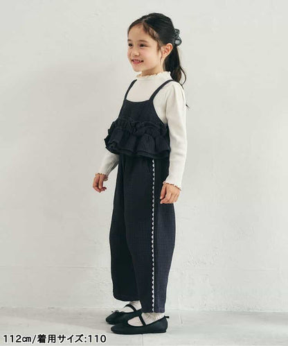 日本童裝 apres les cours 木耳邊上衣 80-140cm 女童款 秋季 TOPS