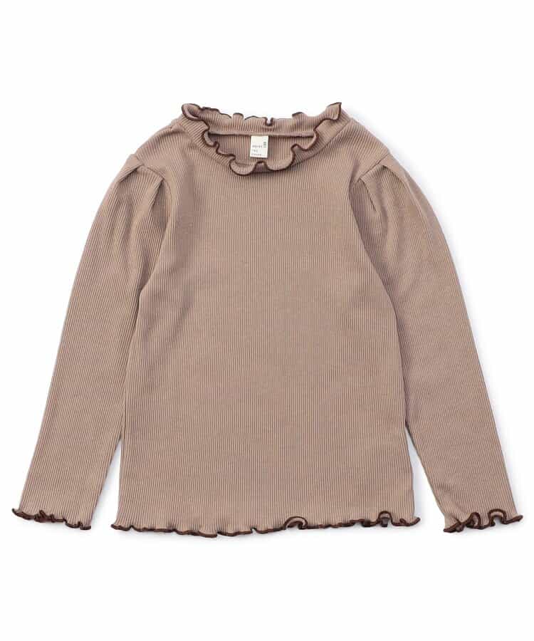 日本童裝 apres les cours 木耳邊上衣 80-140cm 女童款 秋季 TOPS