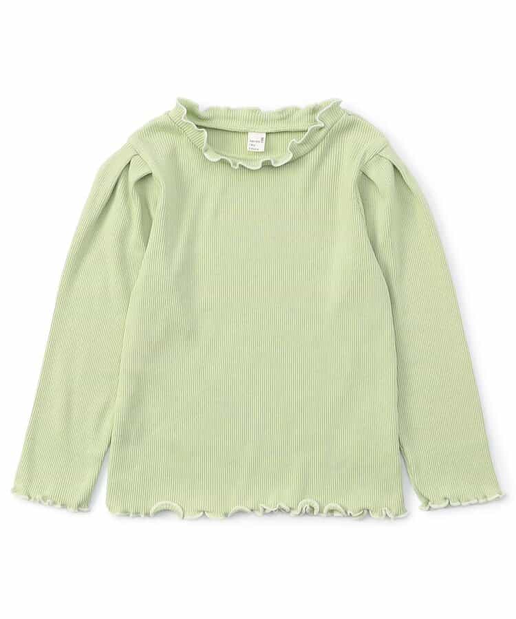 日本童裝 apres les cours 木耳邊上衣 80-140cm 女童款 秋季 TOPS