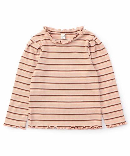日本童裝 apres les cours 木耳邊上衣 80-140cm 女童款 秋季 TOPS