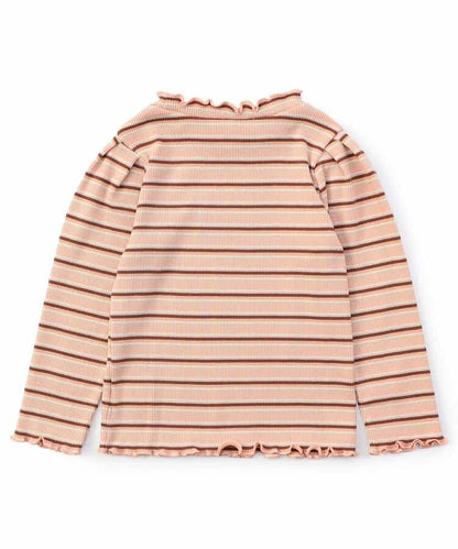 日本童裝 apres les cours 木耳邊上衣 80-140cm 女童款 秋季 TOPS
