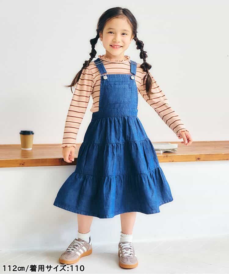 日本童裝 apres les cours 木耳邊上衣 80-140cm 女童款 秋季 TOPS