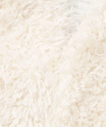 日本童裝 apres les cours 毛毛背心外套 70-80cm 女童款 秋季 初生嬰兒 OUTERWEAR
