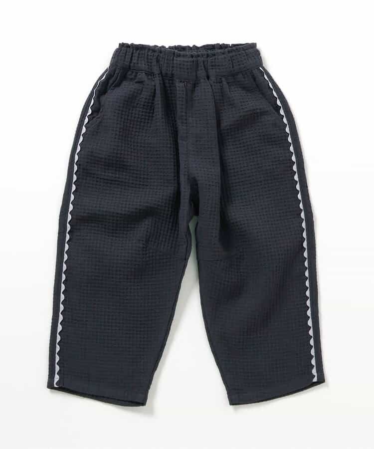 日本童裝 apres les cours 華夫格紋長褲 90-140cm 女童款 秋季 PANTS 聖誕紅/新年紅