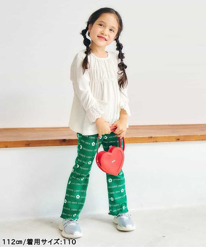 日本童裝 apres les cours 蕾絲袖皺褶上衣 80-140cm 女童款 秋季 TOPS