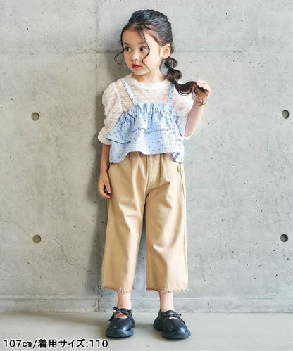 日本童裝 apres les cours 薄紗蕾絲上衣 80-140cm 女童款 夏季 TOPS
