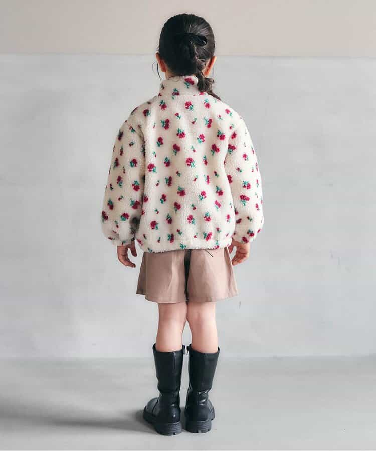 日本童裝 apres les cours 提花羊羔毛外套 80-140cm 女童款 秋季 (適合初秋、香港平均溫度、寒冷天氣）OUTERWEAR 【日本預售：2026年10月上旬】
