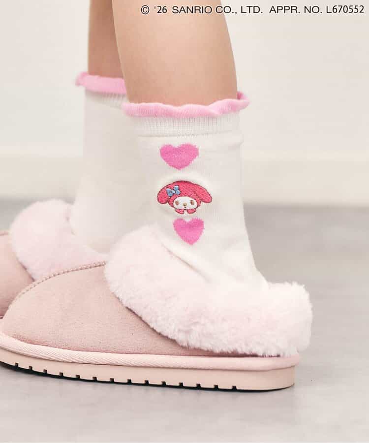 日本直送 apres les cours x Sanrio 襪一對 10-21cm 襪系列 初生嬰兒