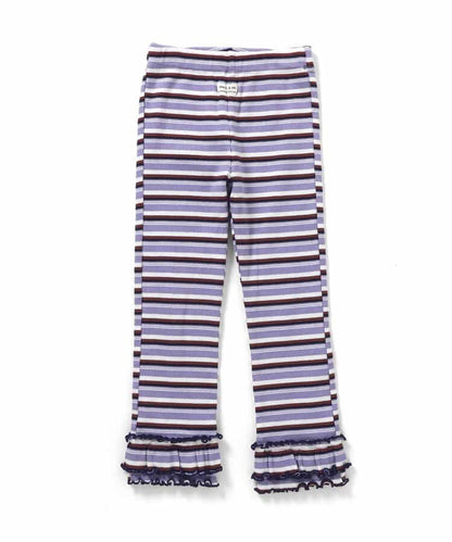 日本童裝 apres les cours 荷葉邊羅紋長褲 80-130cm 女童款 秋季 PANTS