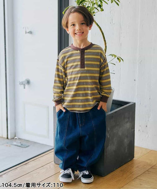 日本童裝 apres les cours 弧形長褲 80-130cm 男童款/女童款 秋季 PANTS