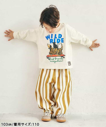 日本童裝 apres les cours 弧形長褲 80-130cm 男童款/女童款 秋季 PANTS