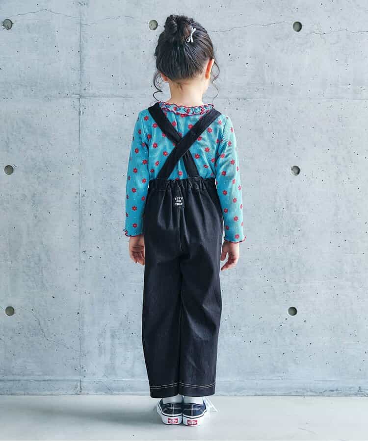 日本童裝 apres les cours 喇叭背帶褲 70-130cm 男童款/女童款 秋季 初生嬰兒 Jumpsuit