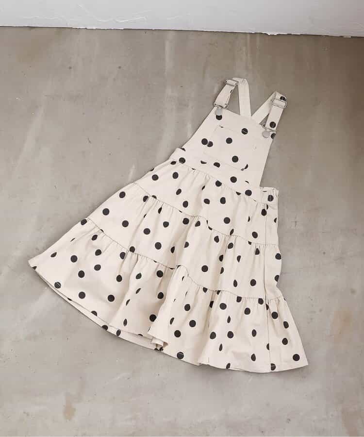 日本童裝 apres les cours 背帶連身裙 80-140cm 女童款 秋季 DRESSES