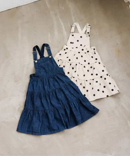日本童裝 apres les cours 背帶連身裙 80-140cm 女童款 秋季 DRESSES