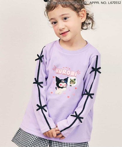 日本童裝 apres les cours x NETFLIX MYMELODY＆KUROMI上衣 80-140cm 女童款 秋季 TOPS