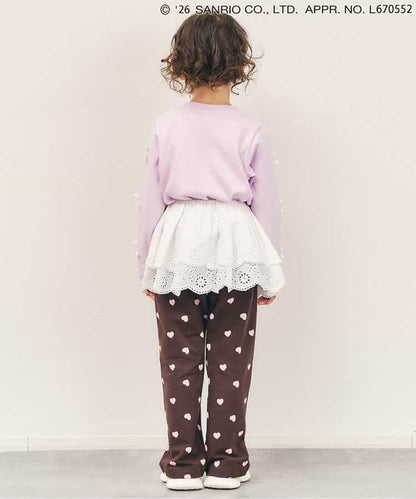 日本童裝 apres les cours x NETFLIX MYMELODY＆KUROMI上衣 80-140cm 女童款 秋季 TOPS