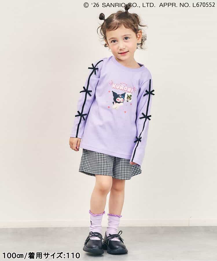日本童裝 apres les cours x NETFLIX MYMELODY＆KUROMI上衣 80-140cm 女童款 秋季 TOPS