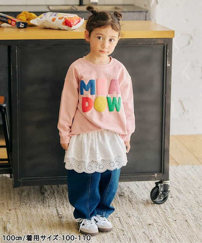 日本童裝 apres les cours 蕾絲配襯短裙 80-130cm 女童款 秋季 SKIRTS 衣服配件