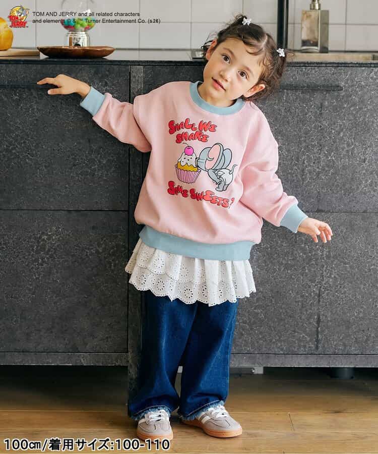 日本童裝 apres les cours 蕾絲配襯短裙 80-130cm 女童款 秋季 SKIRTS 衣服配件