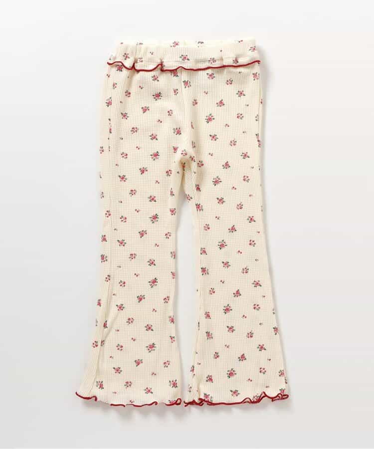 日本童裝 apres les cours 華夫格紋喇叭褲 80-140cm 女童款 秋季 PANTS