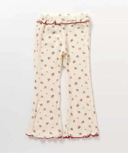 日本童裝 apres les cours 華夫格紋喇叭褲 80-140cm 女童款 秋季 PANTS