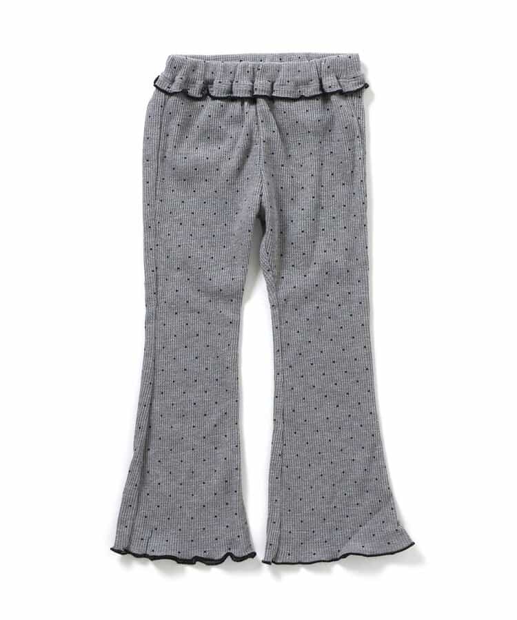 日本童裝 apres les cours 華夫格紋喇叭褲 80-140cm 女童款 秋季 PANTS