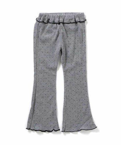 日本童裝 apres les cours 華夫格紋喇叭褲 80-140cm 女童款 秋季 PANTS