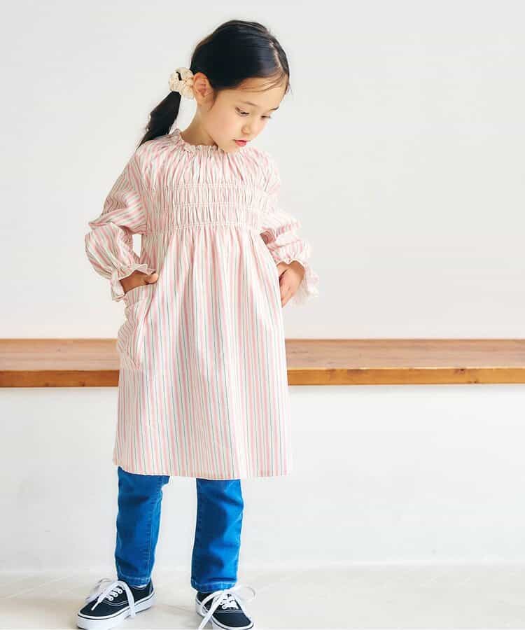 日本童裝 apres les cours 芭菲連身裙 80-140cm 女童款 秋季 DRESSES 聖誕紅/新年紅
