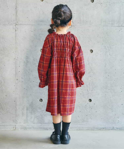 日本童裝 apres les cours 芭菲連身裙 80-140cm 女童款 秋季 DRESSES 聖誕紅/新年紅