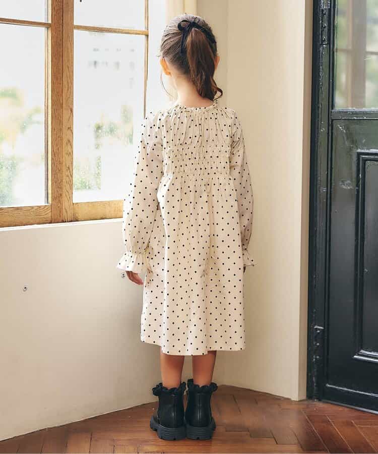 日本童裝 apres les cours 芭菲連身裙 80-140cm 女童款 秋季 DRESSES 聖誕紅/新年紅