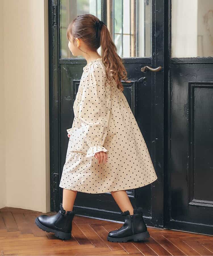 日本童裝 apres les cours 芭菲連身裙 80-140cm 女童款 秋季 DRESSES 聖誕紅/新年紅