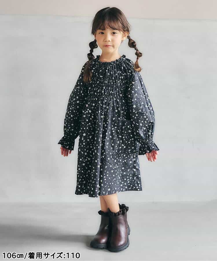 日本童裝 apres les cours 芭菲連身裙 80-140cm 女童款 秋季 DRESSES 聖誕紅/新年紅