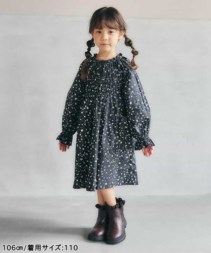 日本童裝 apres les cours 芭菲連身裙 80-140cm 女童款 秋季 DRESSES 聖誕紅/新年紅