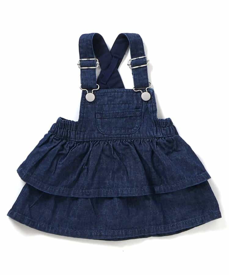 日本童裝 apres les cours 吊帶連身裙 70-80cm 女童款 初生嬰兒 秋季 DRESSES