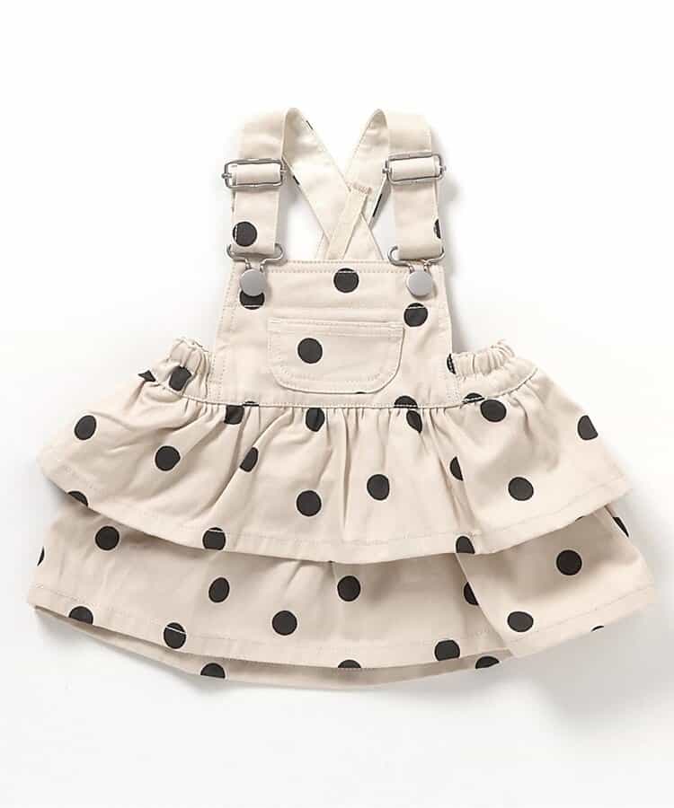 日本童裝 apres les cours 吊帶連身裙 70-80cm 女童款 初生嬰兒 秋季 DRESSES