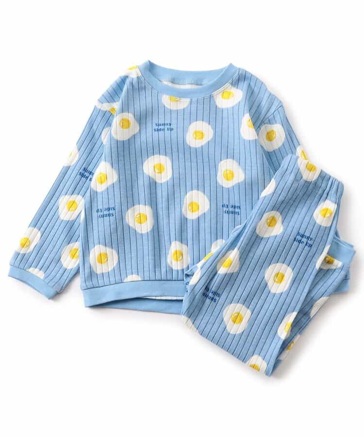 日本童裝 apres les cours 睡衣 80-130cm 男童款/女童款 秋季 TOPS PANTS 睡衣系列 おなかぺこぺこモチーフソックス