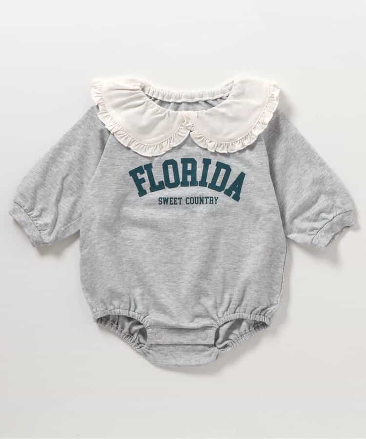 日本童裝 apres les cours 翻領衛衣連衣 70-80cm 女童款 初生嬰兒 秋季 Jumpsuit