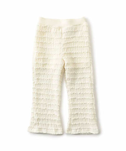 日本童裝 apres les cours 荷葉邊提花長褲 80-130cm 女童款 秋季 PANTS
