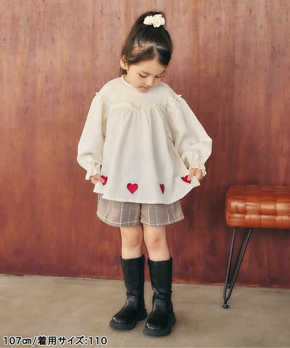 日本童裝 apres les cours 心型口袋短褲 80-140cm 女童款 秋季 PANTS