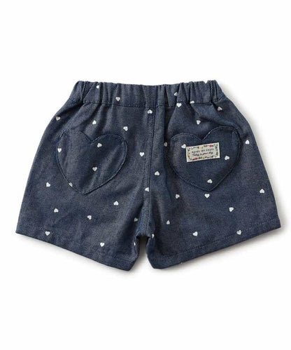 日本童裝 apres les cours 心型口袋短褲 80-140cm 女童款 秋季 PANTS